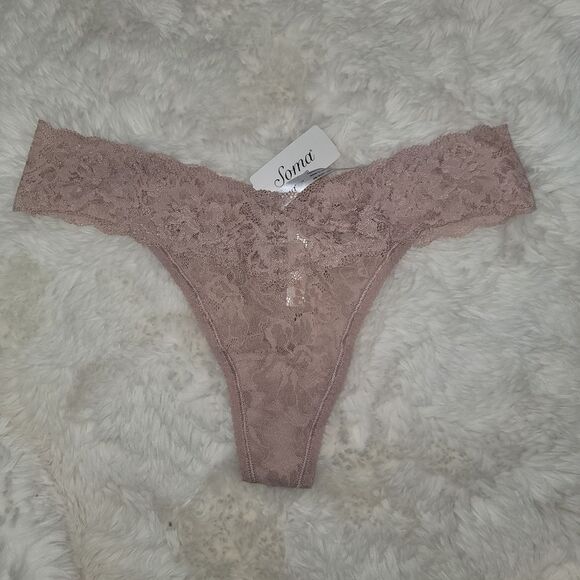 Victoria's Secret & Soma bundle of 4 panties G-string hipster large/Xl - Picture 4 of 11
